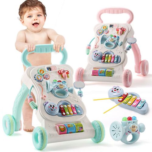 Multifunctional Baby Walker Anti-rollover Trolley Baby Child