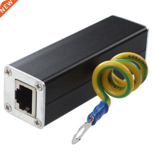 RJ45 Plug Ethernet Surge Protector Thunder Arrester 100MHz