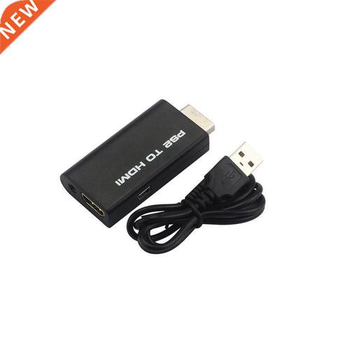 PS2 To HDM Audo Vdeo Cable Converter Adapter Wth 3.5mm A