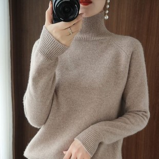 Turtleneck Cashmere sweater  women winter cashmere jumpers