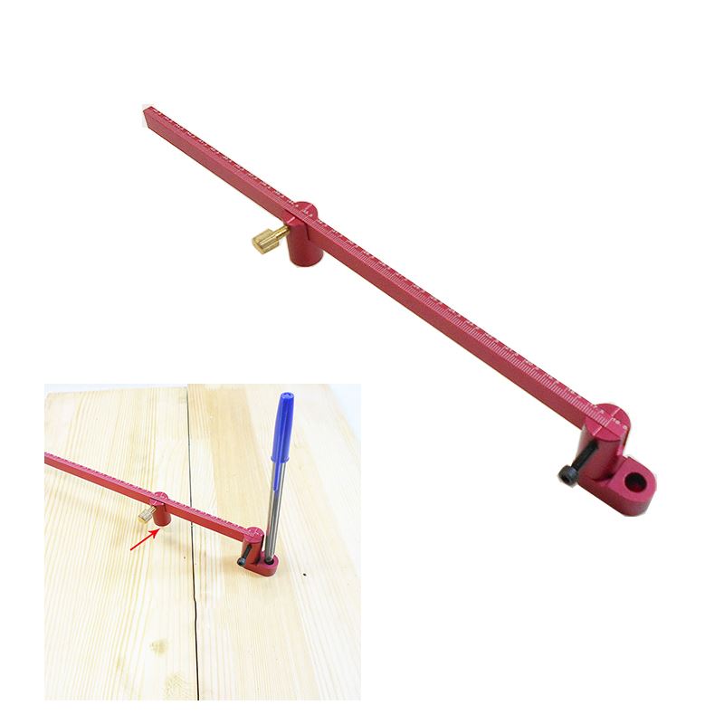Aluminum Carpenter Straight Line Arc Curve Scriber Measuring