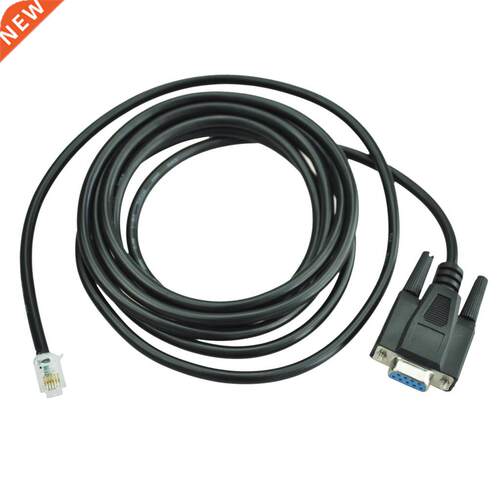 7.9 Ft RS232 to 6P6C Plug Industrial Adapter PLC Cable for K