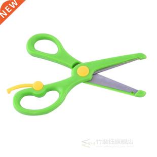 Paper Cutting Scissors Kids DIY Craft Protective Left Right