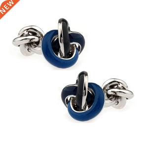 Quality Side Design Men Double For Ball Cufflinks Coppe Knot