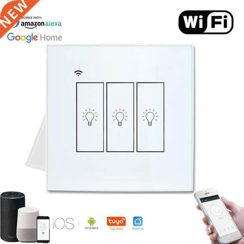 Wifi Wall Touch Sensitive Switch Remote Control 1 2 3 Gang W