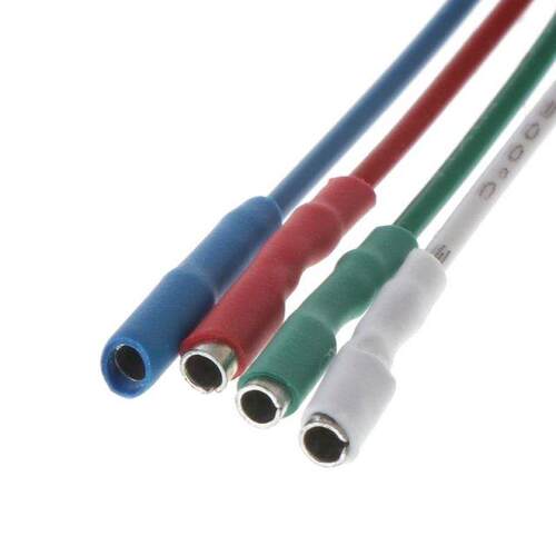 4PCS Universal Silver Leads Wires Header Wire Cable 50mm for