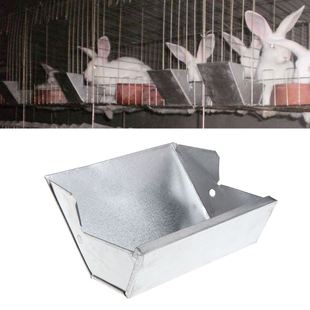 Pro Rabbit Hutch Trough Feeder Drinker Bowl Farming Pet Anim