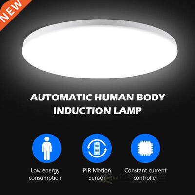 1 Pcs Led Pir Motion Sensor Ceiling Light Modern Lamp 18w 12