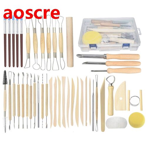 44 Pcs Arts Crafts Clay Sculpting Tools Pottery Carving Tool