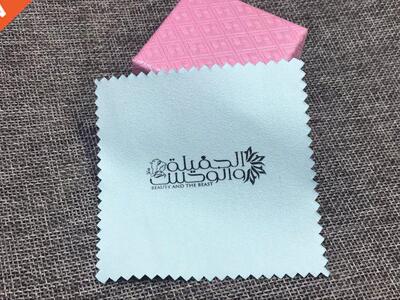 300pcs 10*10cm customize products print logo Jewelry Cleani
