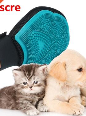 New Efficient Pet Grooming Gloves Massage Mitt Hair Removers