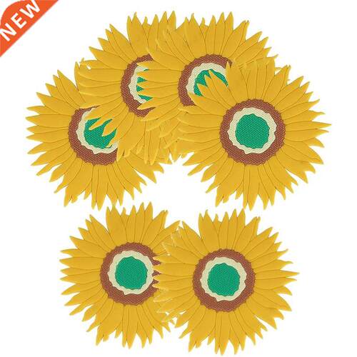 6 Pack Silicone Trivet Sunflower Pot Holder Anti-Slip Coaste