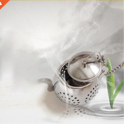 2 Pieces Teapot Shape Loose Tea Infuser Stainless Steel Leaf