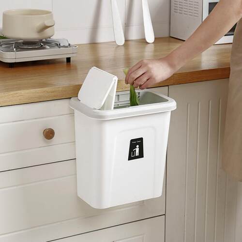 multi-color 7L Waste Bins Kitchen Garbage Bin Car Trash Can