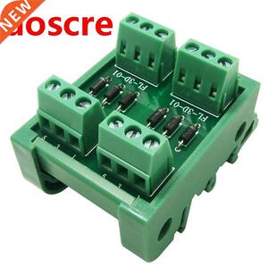 6 Channel diode module DIN Rail Mount 1 Amp 1000V Common Ano