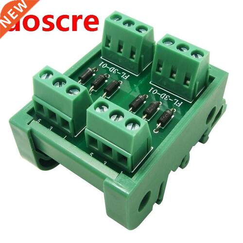 6 Channel diode module DIN Rail Mount 1 Amp 1000V Common Ano