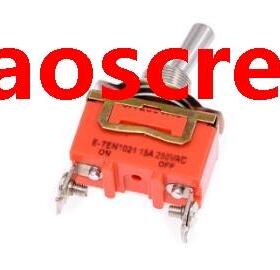 250V 15A SPST Latching Rocker Type 2 Position Toggle Switch