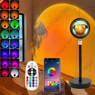Sunset Lamp APP Control Smart Bluetooth LED Galaxy Lamp Proj