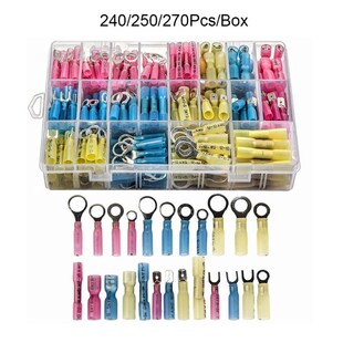 240/250/270pcs Heat Shrink Wire Connectors Electrical Termin