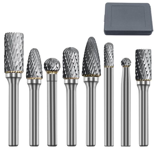 Tungsten Steel Grinding Head Tungsten Carbide Bur Set Mini D
