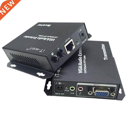 IT-Well VGA Extender Single Network Cable 100M Signal Amplif