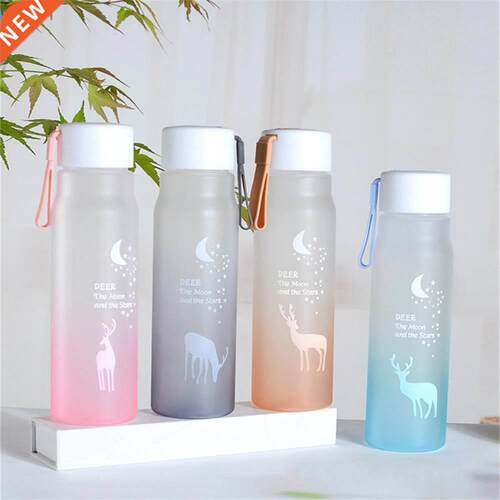 560ml Sports Water Bottle Plastic Portable Drinking Cup Girl