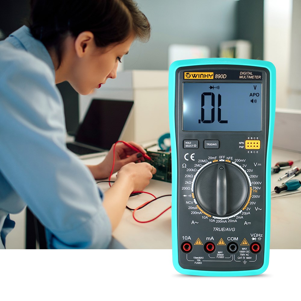 Multi-functional Digital NCV True RMS Multimeter DC/AC Volta