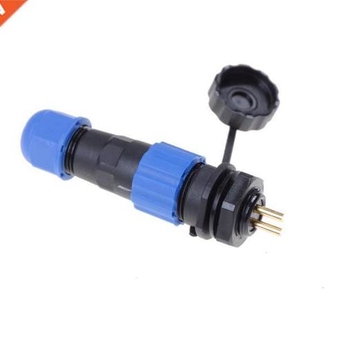 IP68 Plug Socket SP13-2 2 pin waterproof connector Power Cab