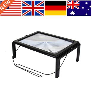 Ultrathin A4 Full Page Large PVC Magnifier 3X Foldable Magni