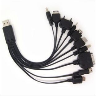 New 1pcs 10 In 1 Micro USB Multi Charger Usb Cables for Mobi