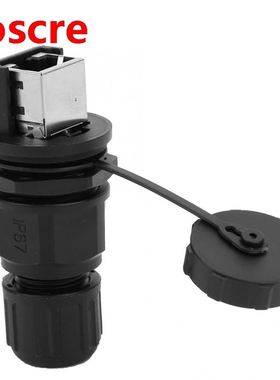 45 Ethernet Connector 180 degree Water Dust Proof 45 Ada