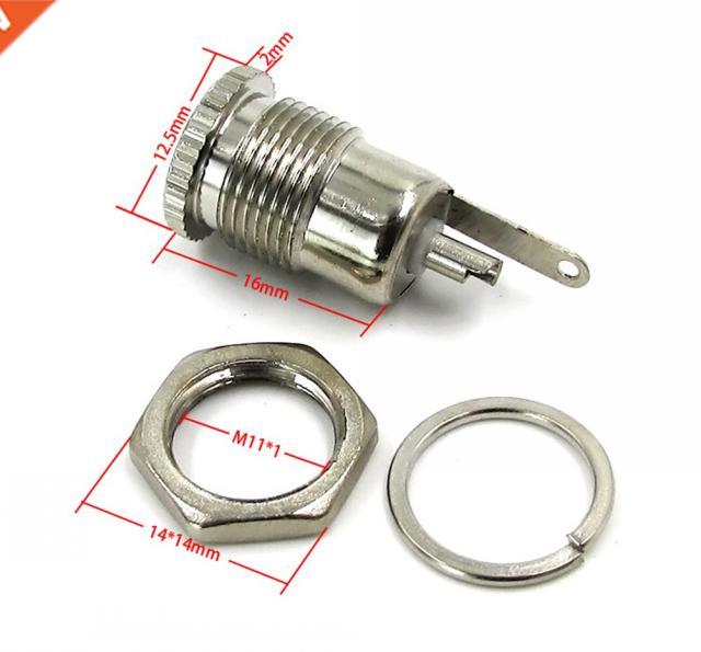5 Pieces DC099 5.5 mm x 2.1mm Female Panel Mount Connector D