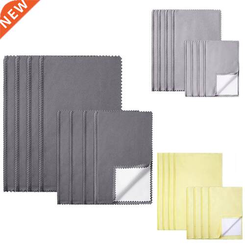 8Pcs Polshng Cloth Set Large Jewelry Cleanng Cloths Slve