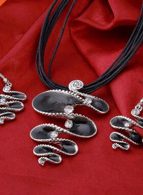 MINHIN Classic Jewelry Set Fashion Spiral Design Antique Pen