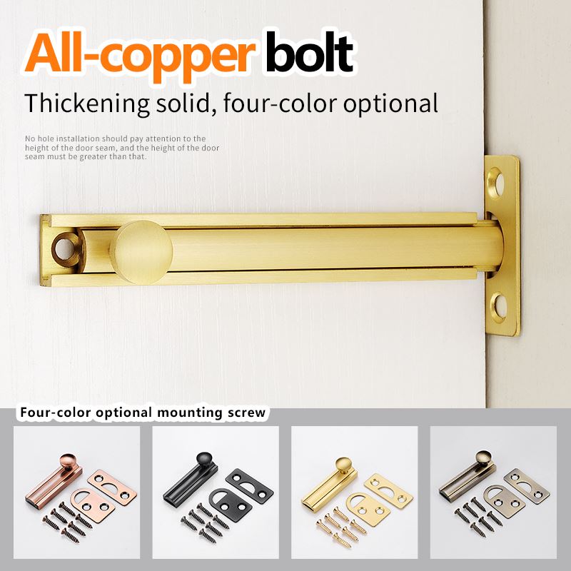 all-cooper four-color universal latch pulg safety sliding do