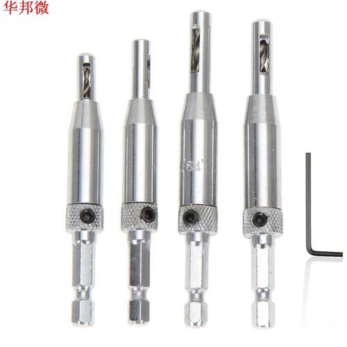 4pcs / 7 pcs Self Centering Hinge Drill Bits tools Door Cab