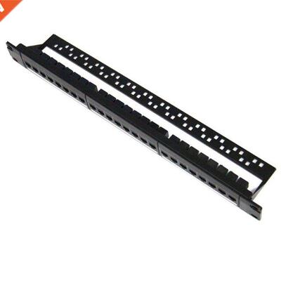 24 Port CAT6 Patch Panel Connector Network Cable Adapter Key