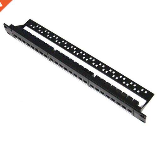 24 Port CAT6 Patch Panel Connector Network Cable Adapter Key