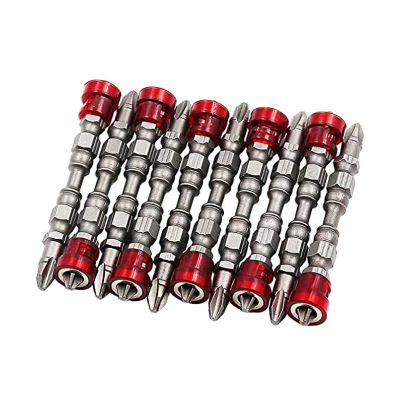10PCS 65mm Magnetic Nut Driver Set 1/4 Inch Hex Shank PH2 Ph