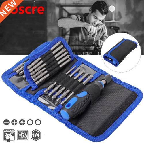 24 in 1 Extended Screwdriver Bit Set CR-V 1/4