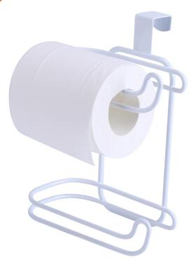 Fdit 1Pcs 2 Roll Toilet Paper Holder Door Back Holder Hangin