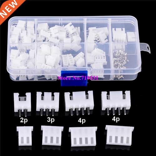 50X J-XH Kit 2p 3p 4p 5 Pin 2.54mm Terminal Housing PCB He