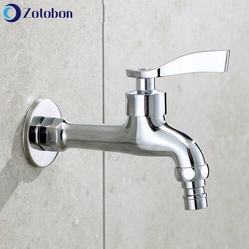 ZOTOBON Brass Faucet Wall Mount Washing Machine Mop Faucet