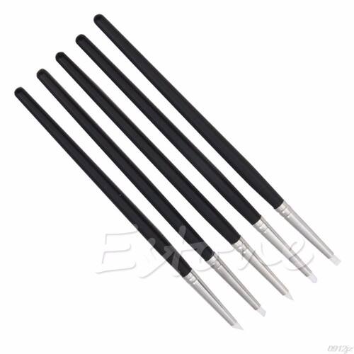 New 5Pcs Flexible Silicone Rubber Shapers Clay Sculpting Fim
