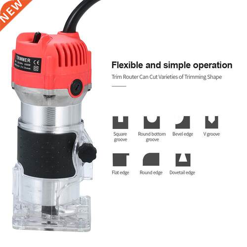 800W Woodworking Electric Trimmer Wood Milling Engraving Sl