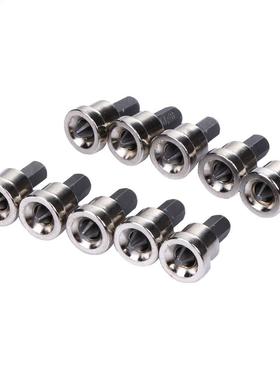 10pcs Depth Stop Plasterboard Screws Locating Bits PH2 Hex S
