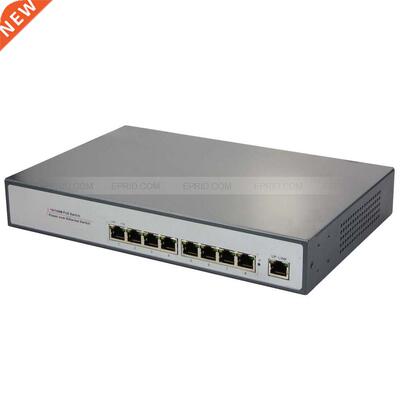 9 Ports 8 PoE Injector Power Over Ethernet Switch 1,2+/,6-