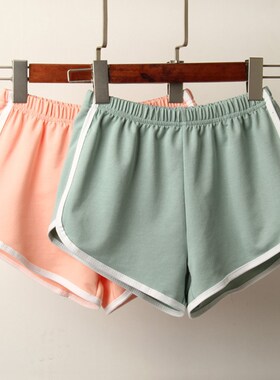 Sports Shorts Women Summer 2021 New Candy Color Anti Emptied