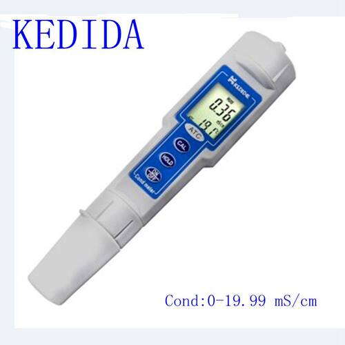Waterproof Digital Conductivity Meter 0~19.99mS/cm ATC Pool