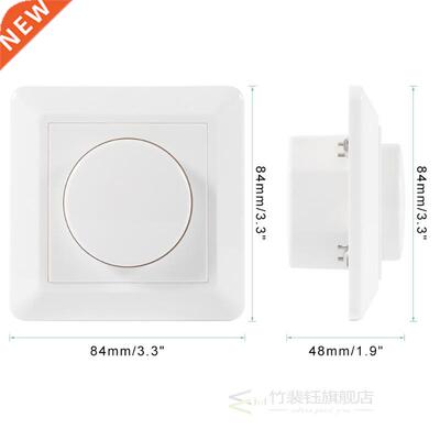 Wall Mounted LED Light Dimmer Switch Button Switch Adjustabl